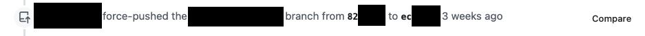github force push